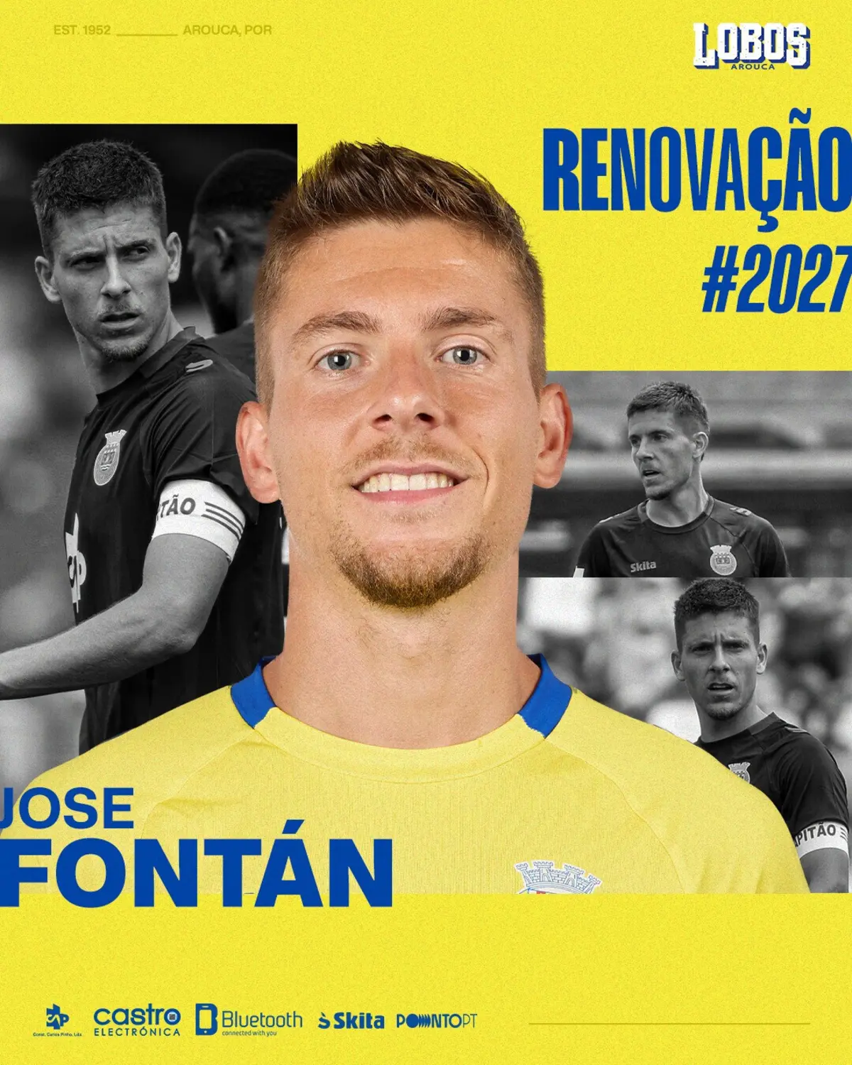 Imagem de contexto do artigo Arouca segura José Fontán até 2027