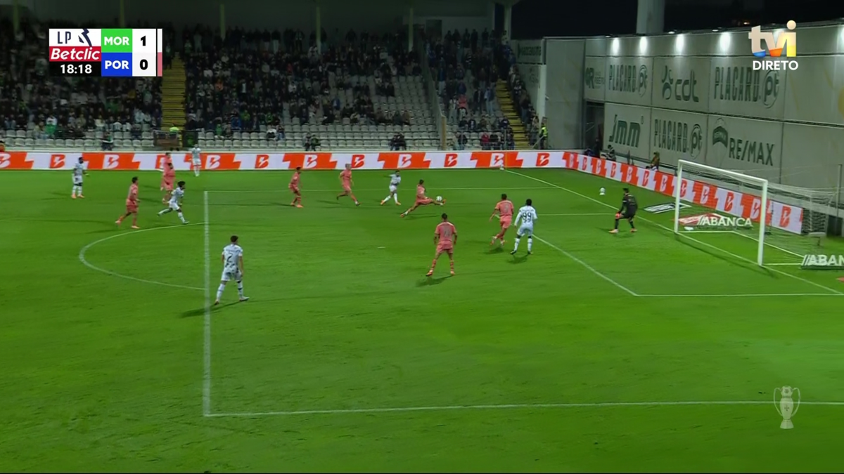 Imagem de contexto do artigo Moreirense-FC Porto: infelicidade de Bednarek e golo de Alanzinho. Ora veja