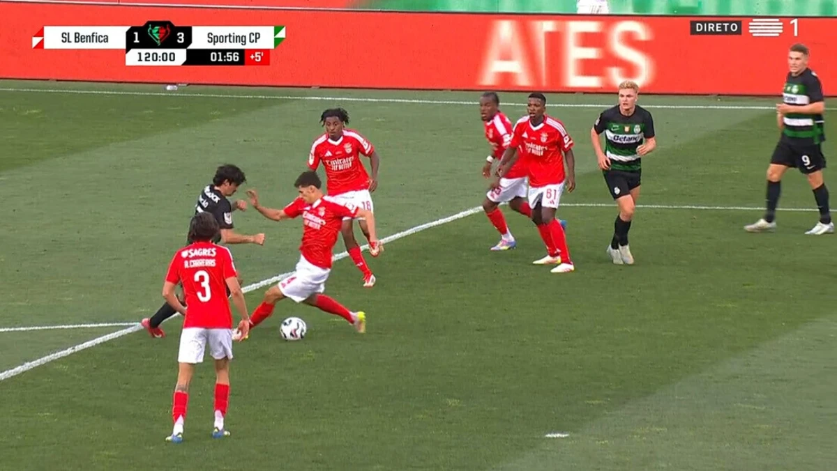 Imagem de contexto do artigo Trincão fecha vitória do Sporting na final da Taça com "túnel" a António Silva