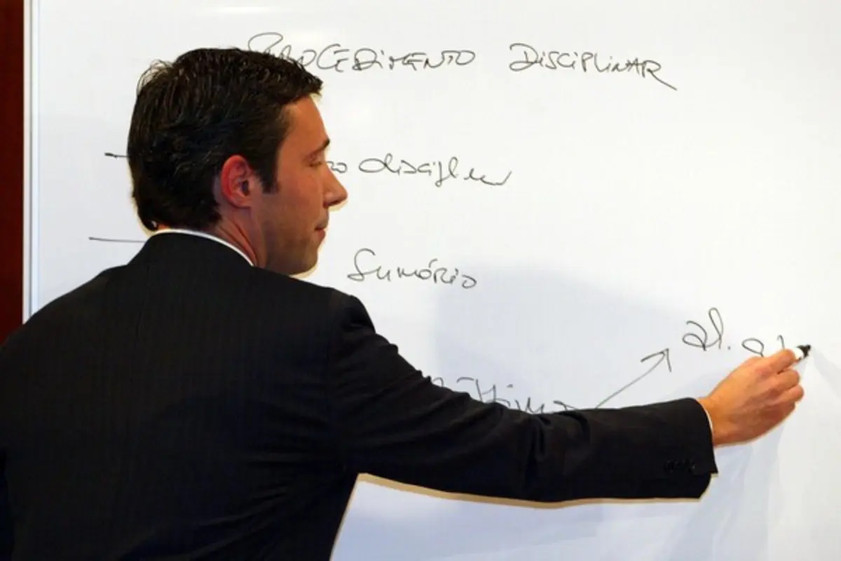 Ricardo Costa em 2006, como presidente da Comissão Disciplinar da Liga