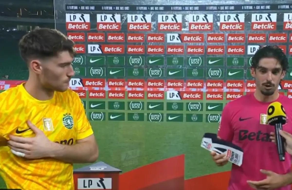 Imagem de contexto do artigo Trincão deu prémio de MVP a Franco Israel: "Acabou por nos salvar com uma defesa importante"