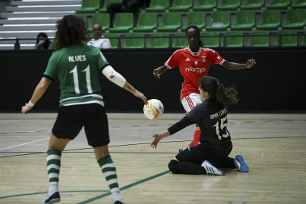 Futsal feminino: Benfica vence Sporting e segue na Taça de Portugal