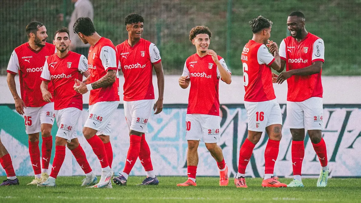 Gharbi ajudou ao triunfo frente ao 1.º de Dezembro (Créditos: Braga)