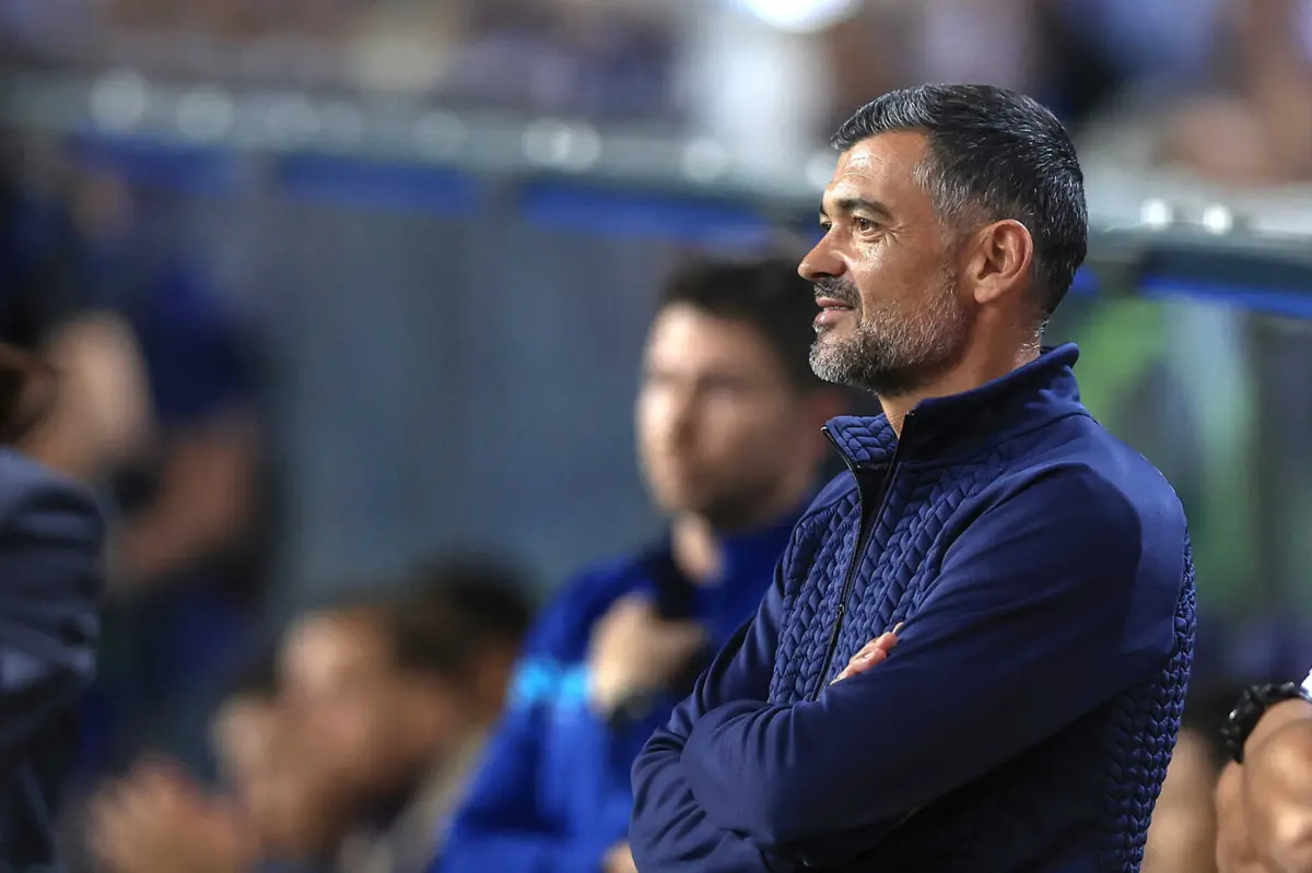 Sérgio Conceição, treinador do FC Porto (Fotografia: Miguel Pereira/Global Imagens)