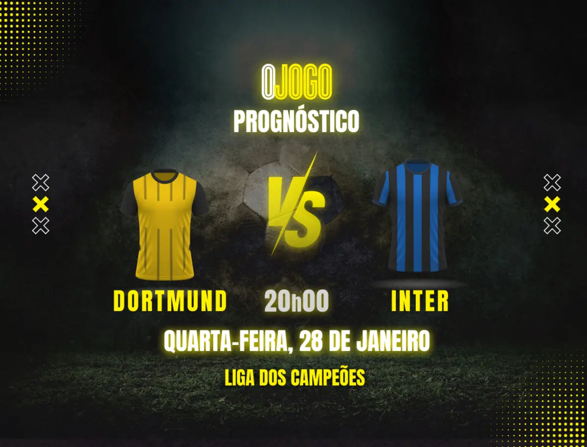 Imagem de contexto do artigo Prognóstico Borussia Dortmund vs Inter: Dicas e Odds - Champions League