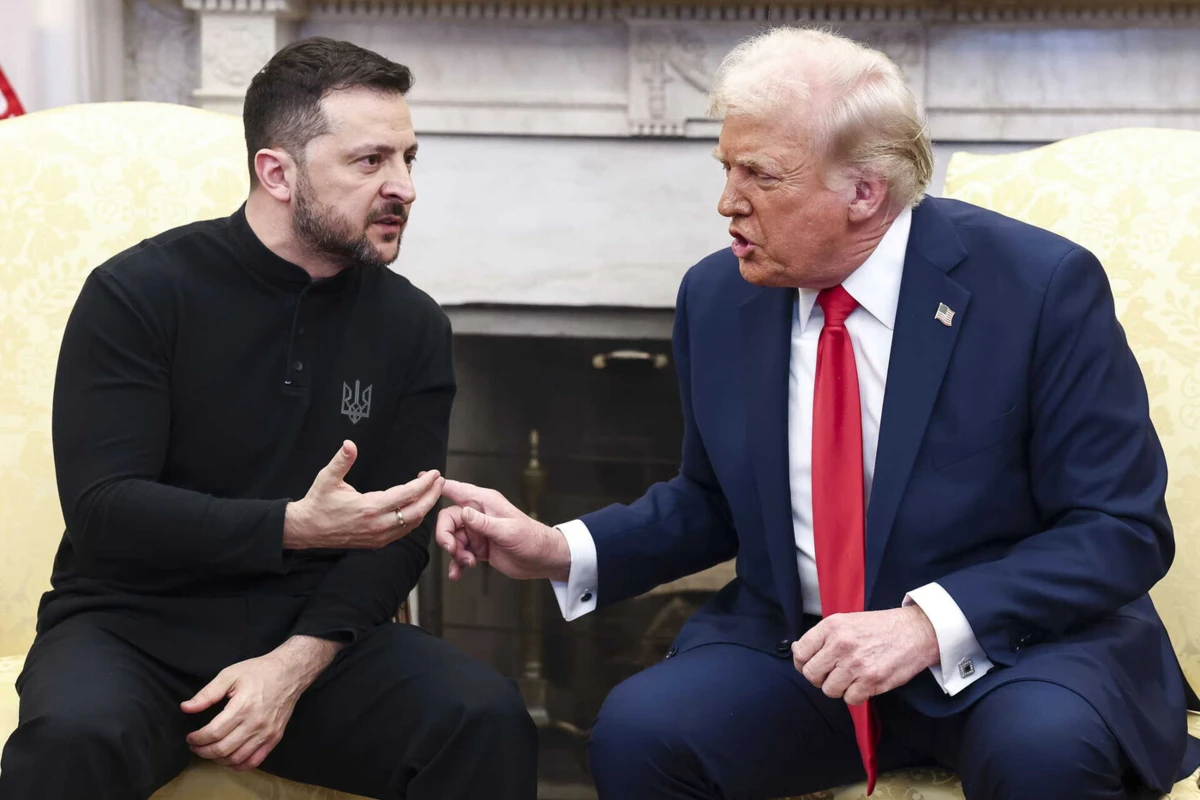 Zelensky e Trump