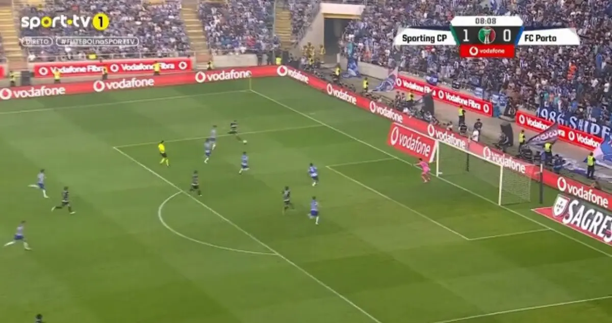 Golo de Pote (créditos: Sport TV)