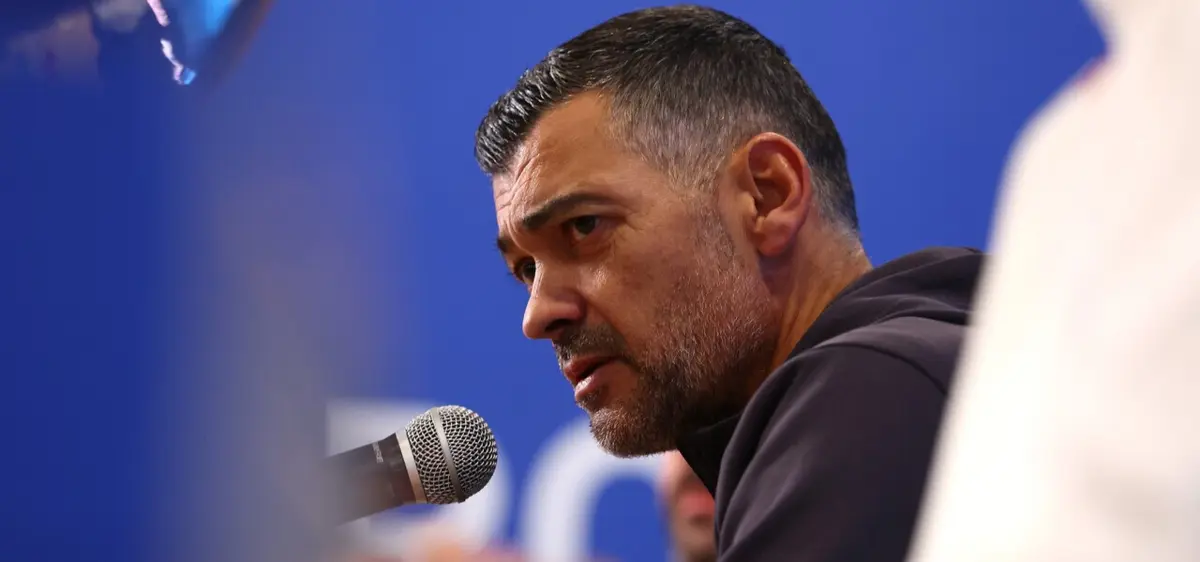 Imagem de contexto do artigo Sérgio Conceição: "Muitas vezes, as coisas boas estão escondidas nos momentos difíceis"