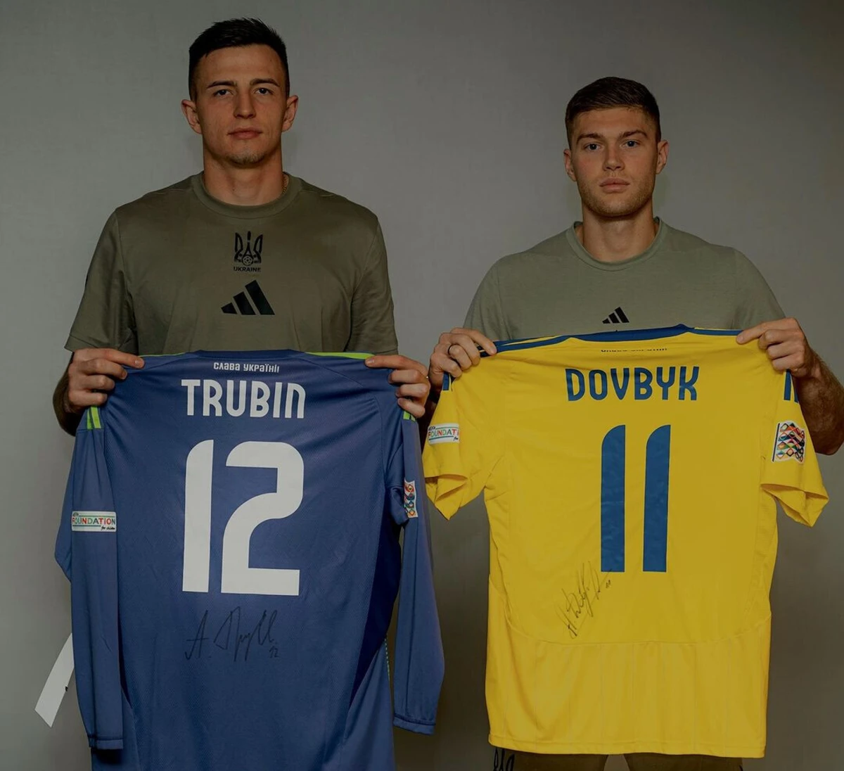 Imagem de contexto do artigo Trubin e Dovbyk sorteiam camisolas para ajudar famílias ucranianas