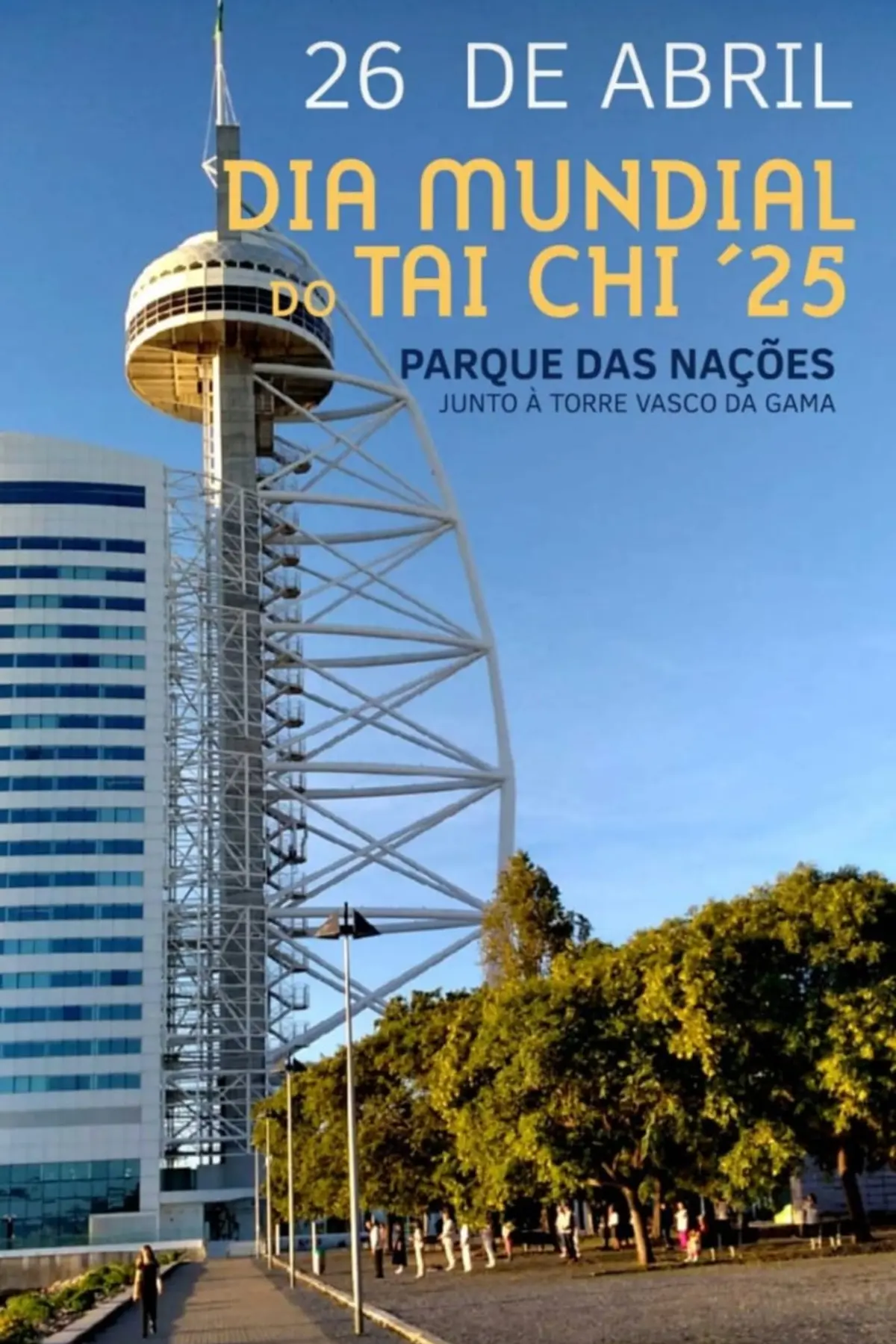 Imagem de contexto do artigo Aula de Chi Kung e Tai Chi para todos no Parque das Nações