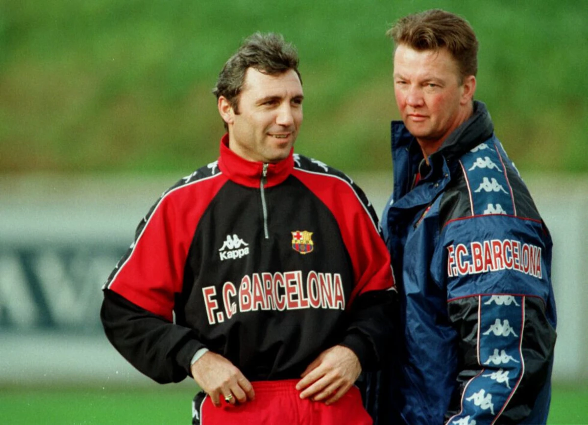 Hristo Stoichkov e Louis van Gaal