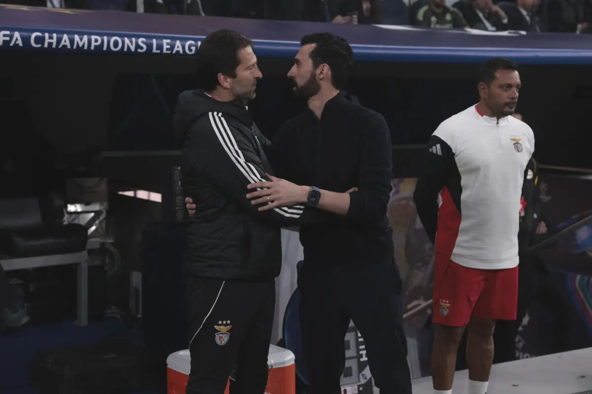 Imagem de contexto do artigo João Tralhão: "Não conta nada, mas 5-5 com o Real Madrid em três jogos..."