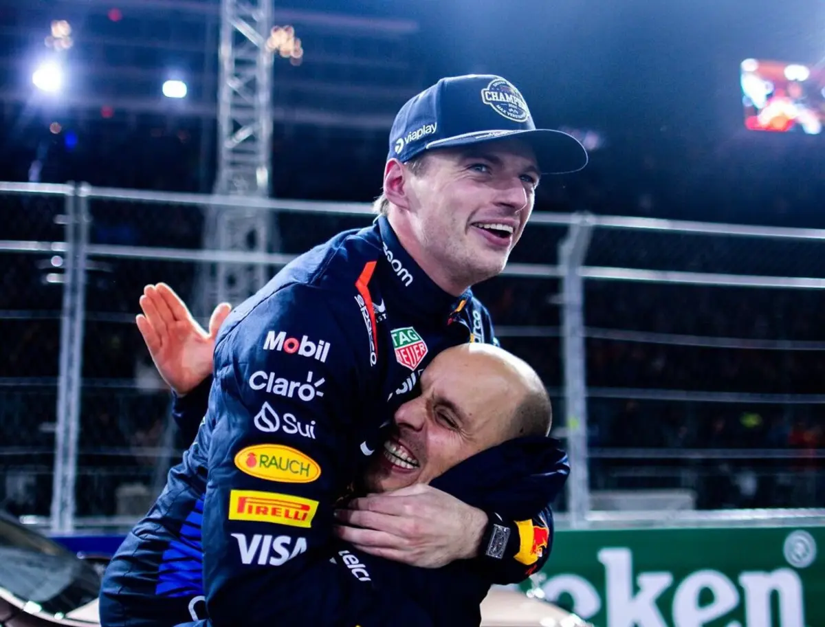 Festa de Verstappen (créditos: Instagram)