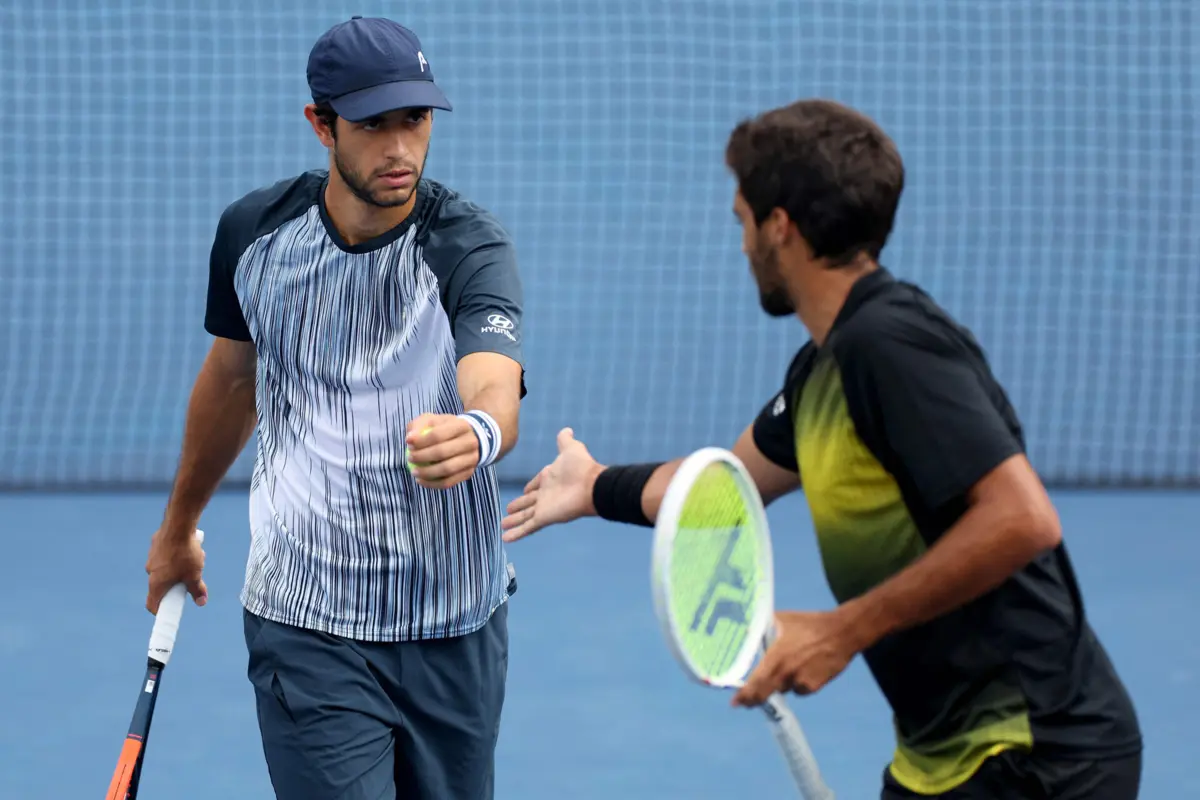 Nuno Borges e Francisco Cabral (Créditos: AFP)