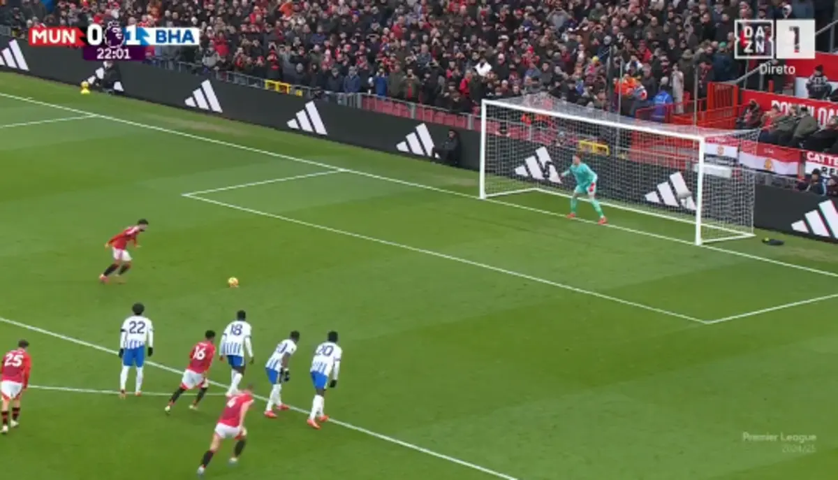 Imagem de contexto do artigo Bruno Fernandes não vacilou e empatou o jogo entre United e Brighton