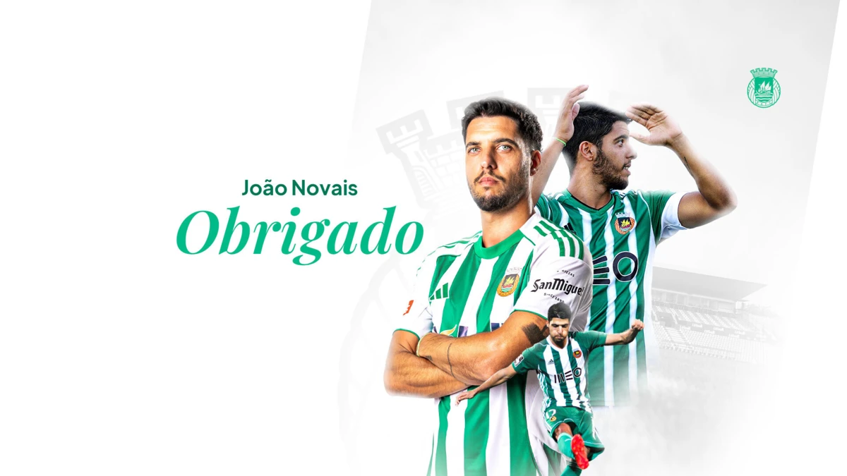 Imagem de contexto do artigo Rio Ave oficializa a saída de João Novais: "Honrou a camisola"