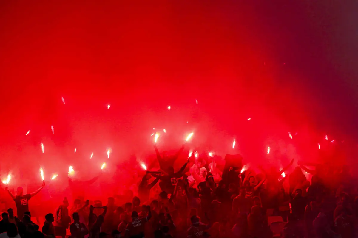 Adeptos do Benfica (Créditos: Pedro Rocha)