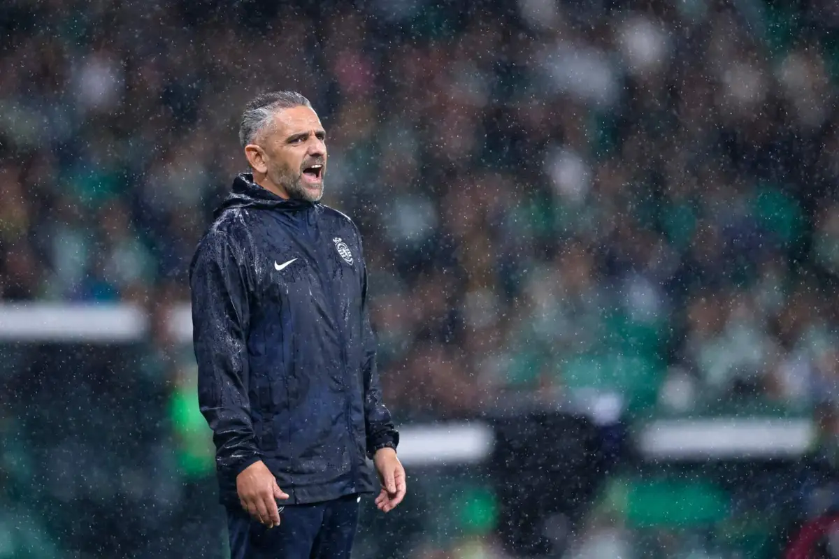 Rui Borges, treinador do Sporting