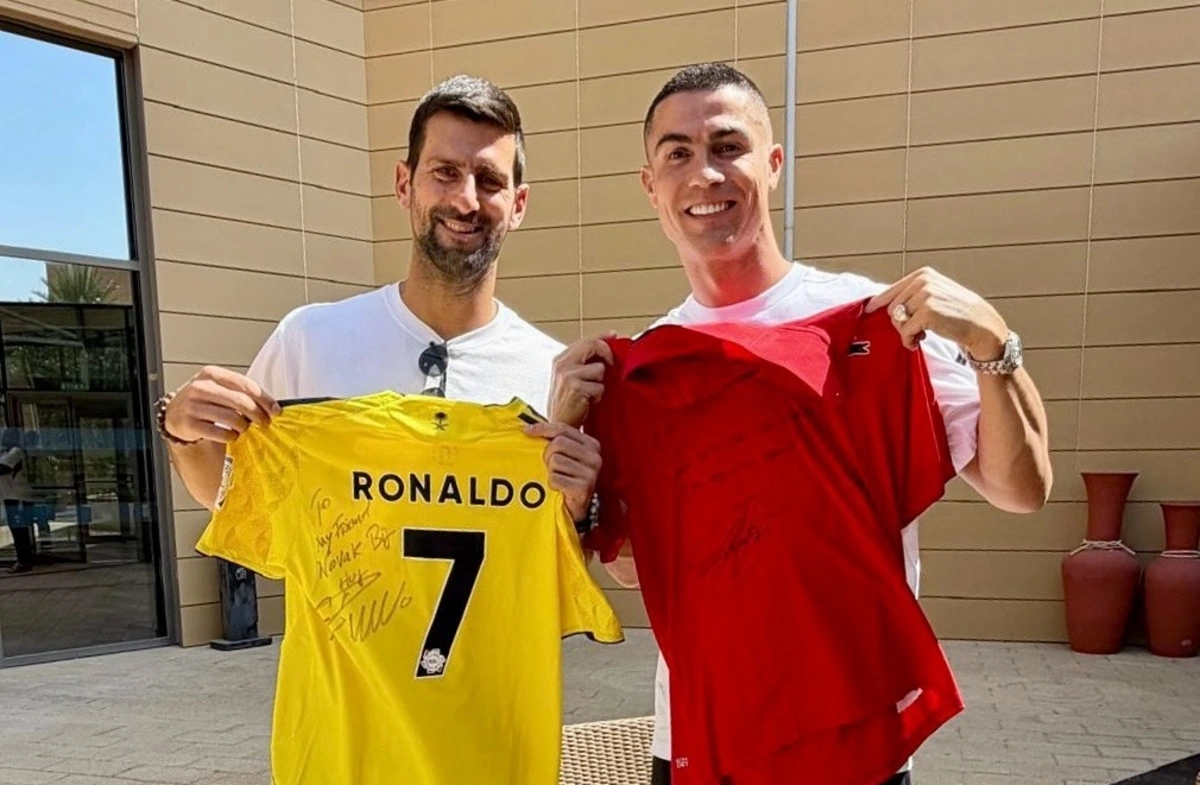 Cristiano Ronaldo e Novak Djokovic