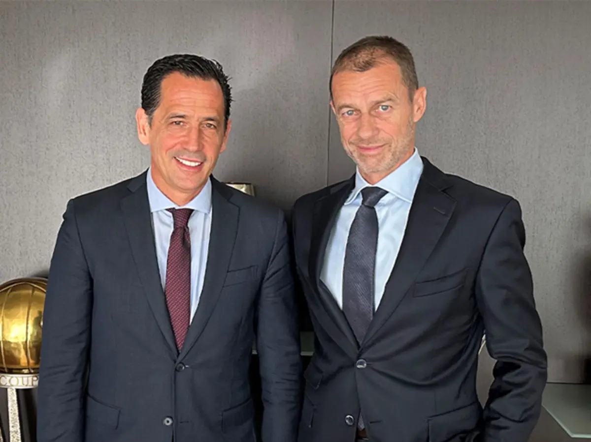 Imagem de contexto do artigo Pedro Proença e Ceferin estiveram reunidos em Londres