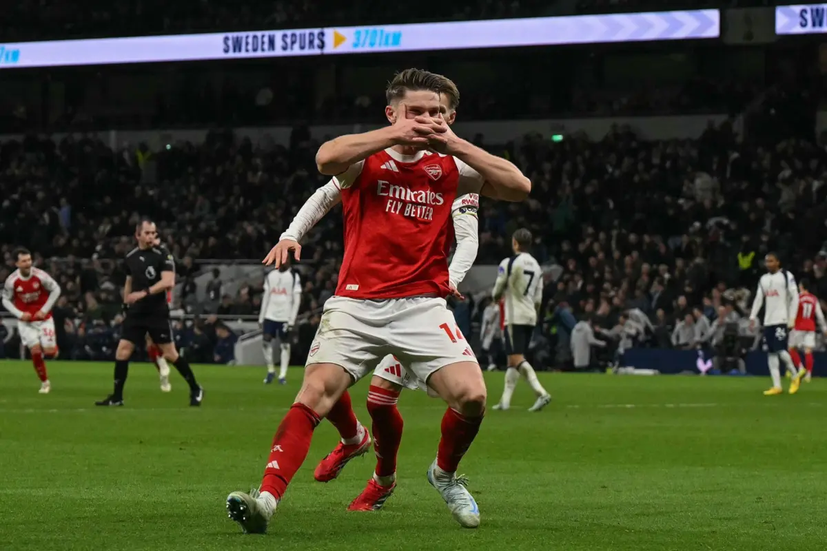 Imagem de contexto do artigo Gyokeres bisa e completa goleada do Arsenal ao Tottenham. Veja aqui