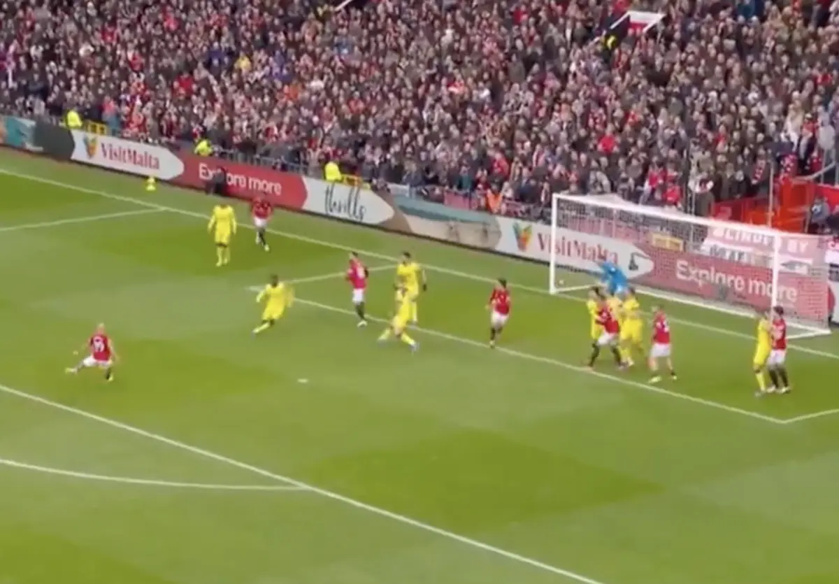 Imagem de contexto do artigo O golo de Mbeumo que colocou o Manchester United a vencer o Tottenham