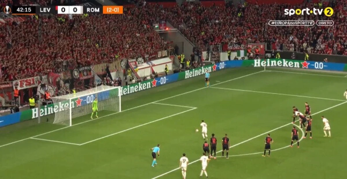 Golo de Paredes (créditos: Sport TV)