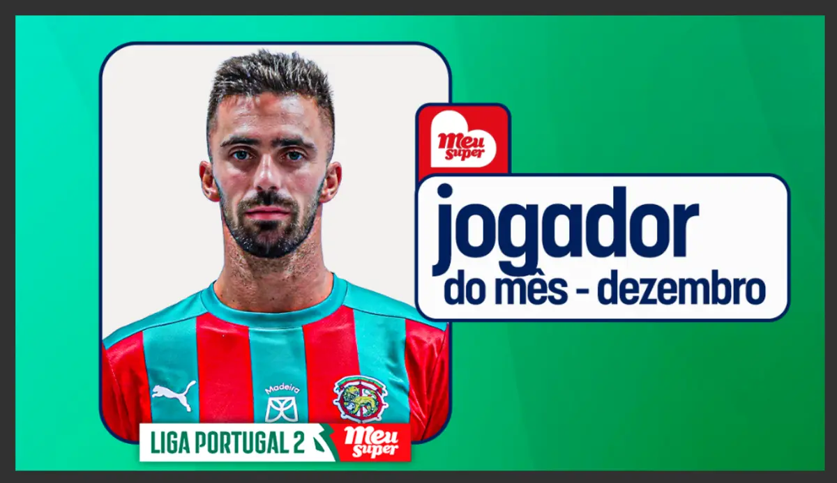 Imagem de contexto do artigo Carlos Daniel foi o melhor jogador da II Liga em dezembro