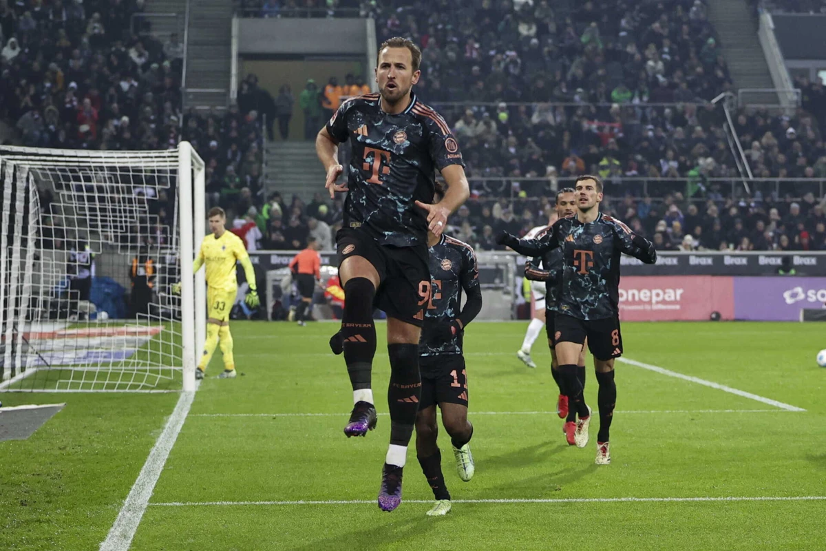 Imagem de contexto do artigo Harry Kane dá vitória ao Bayern em casa do M'Gladbach