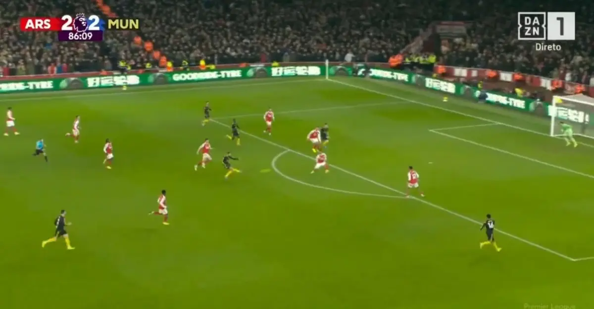 Imagem de contexto do artigo Matheus Cunha arranca vitória do United em casa do Arsenal. Veja os golos