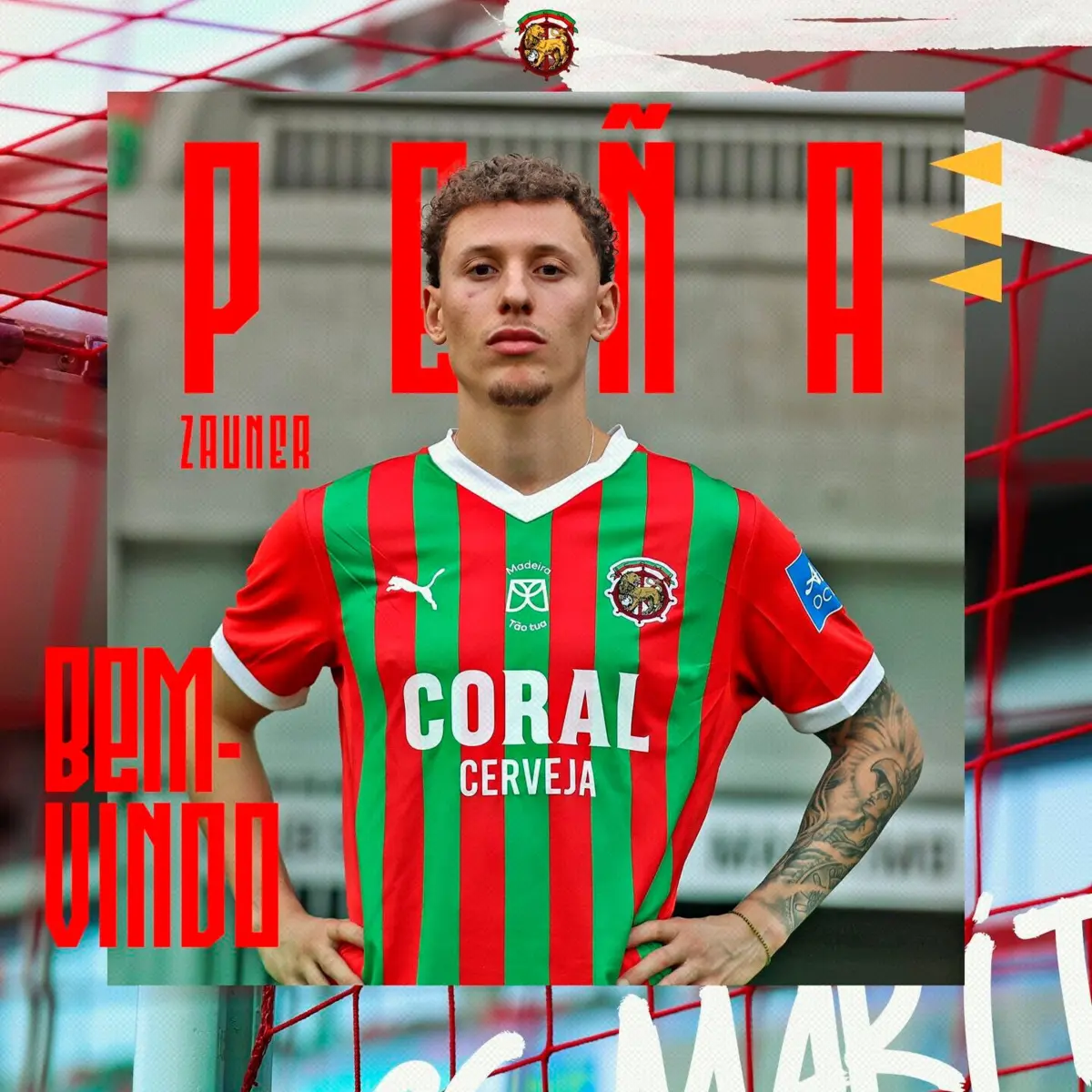 Imagem de contexto do artigo Peña Zauner é reforço para o ataque do Marítimo