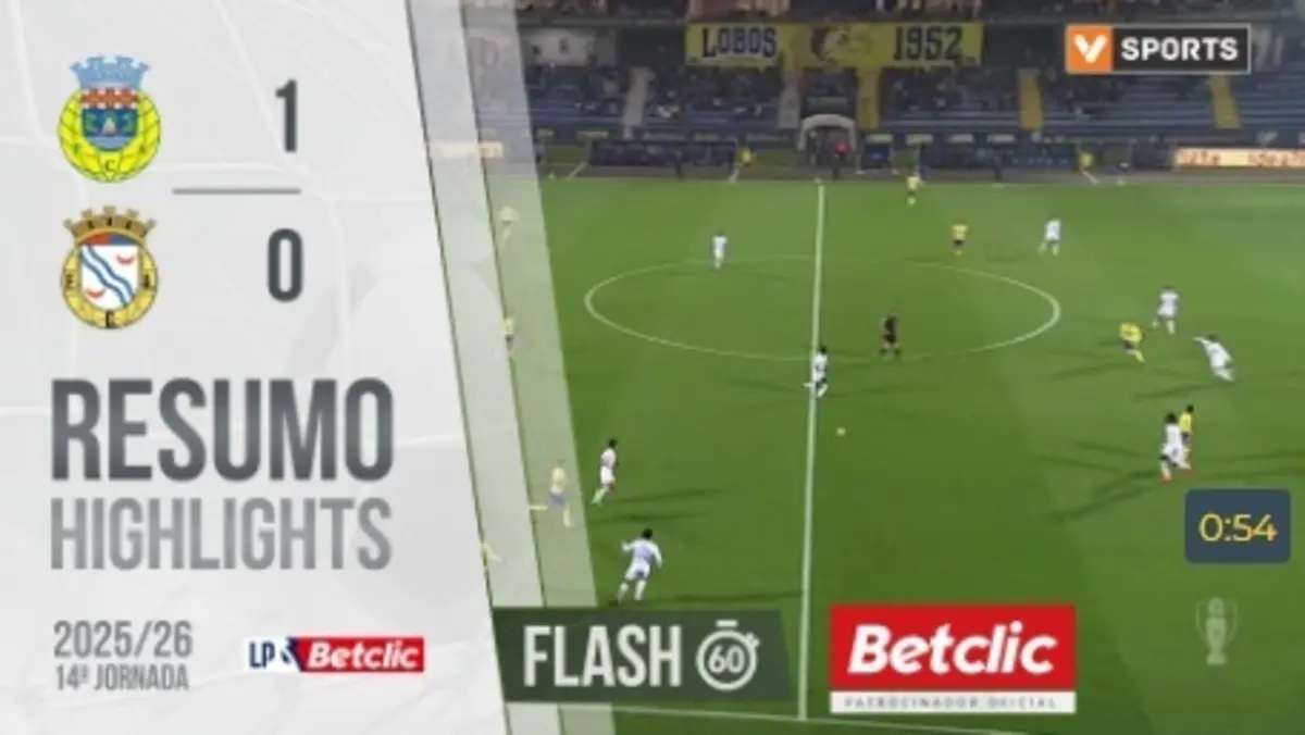 Imagem de contexto do artigo O triunfo do Arouca sobre o Alverca num minuto. Veja o resumo