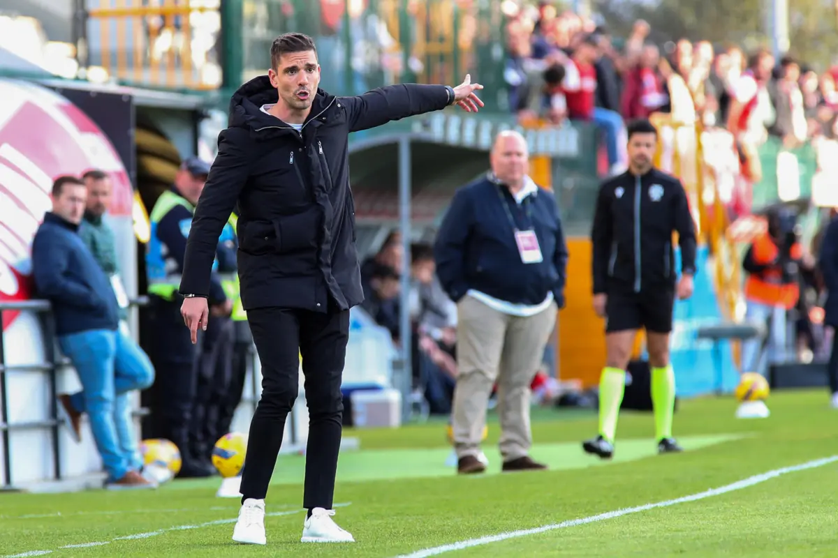 Tiago Margarido no jogo do Nacional frente ao Braga (1-2)