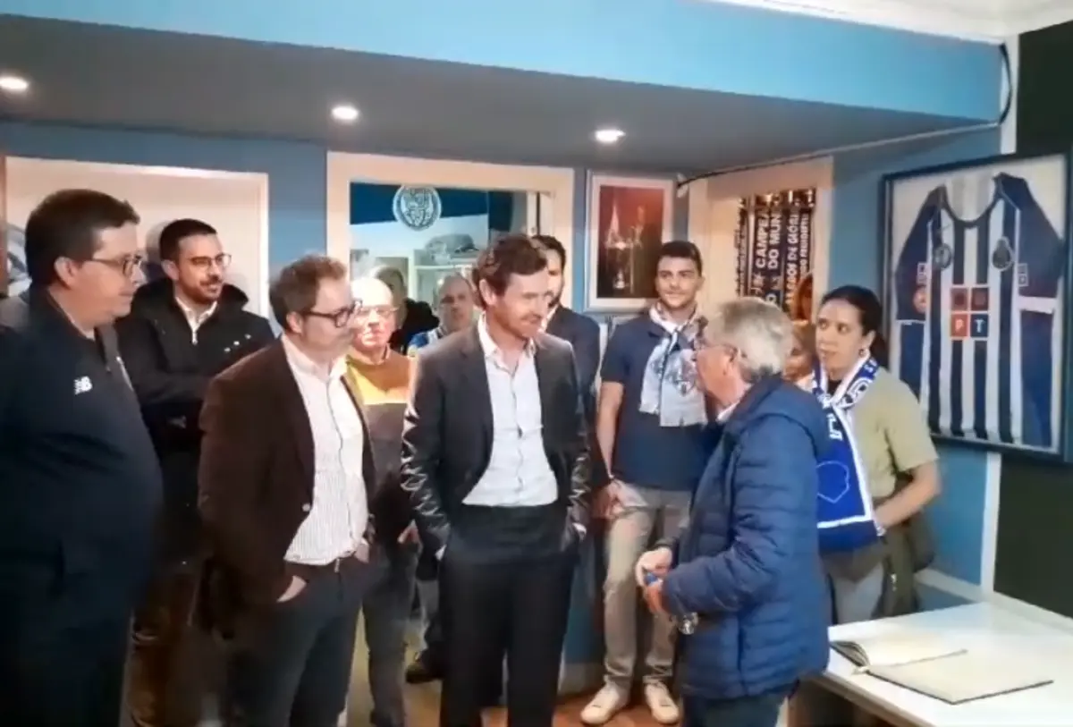 André Villas-Boas em Coimbra (DR)