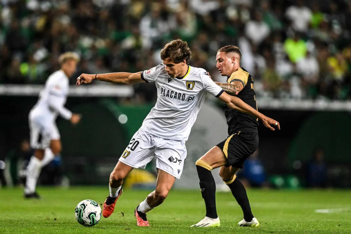 Gustavo Sá, jogador do Famalicão (Fotografia: AFP)