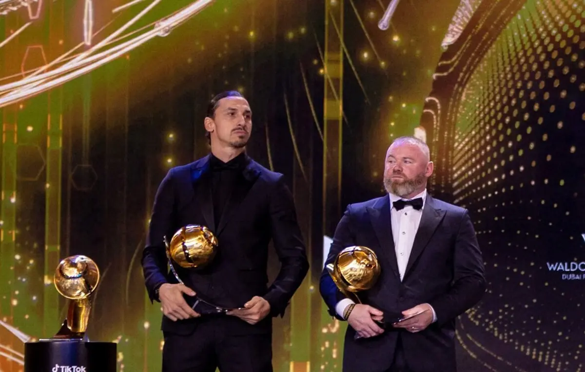 Ibrahimovic e Rooney em imagem de arquivo (Créditos: AFP)