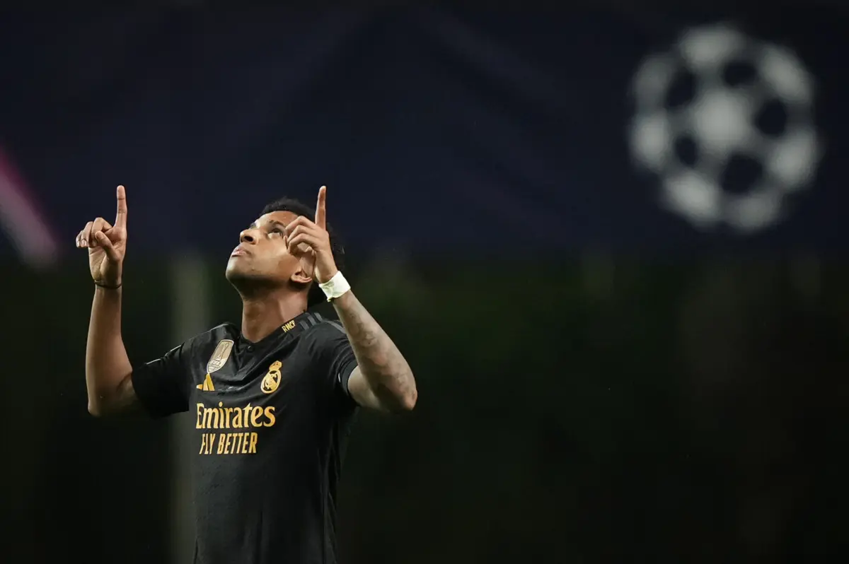 Rodrygo marcou na Pedreira, frente ao Braga, na terceira jornada do Grupo C da Champions League