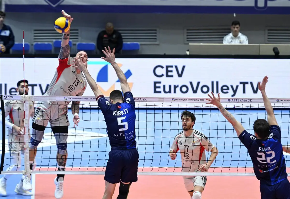 Imagem de contexto do artigo Benfica perde na Turquia e está fora da Taça Challenge de voleibol
