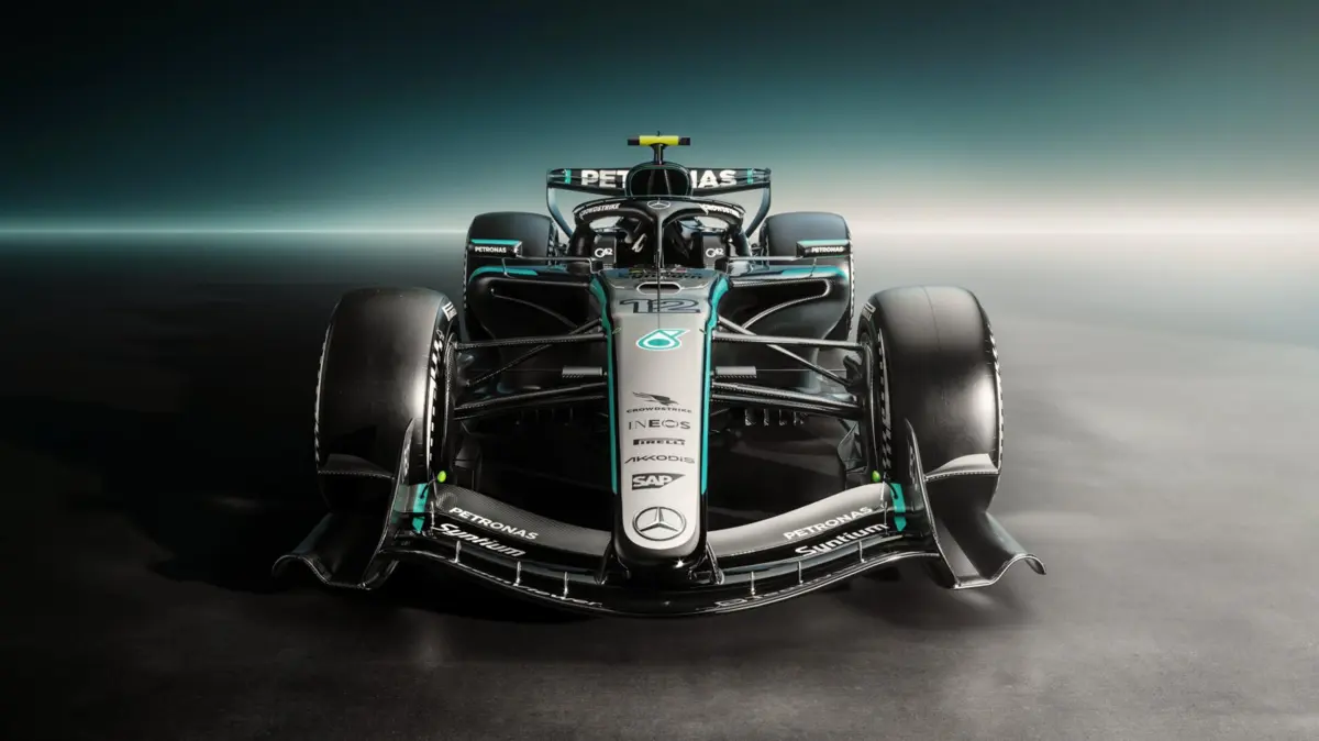 Carro da Mercedes para o Mundial de Fórmula 1