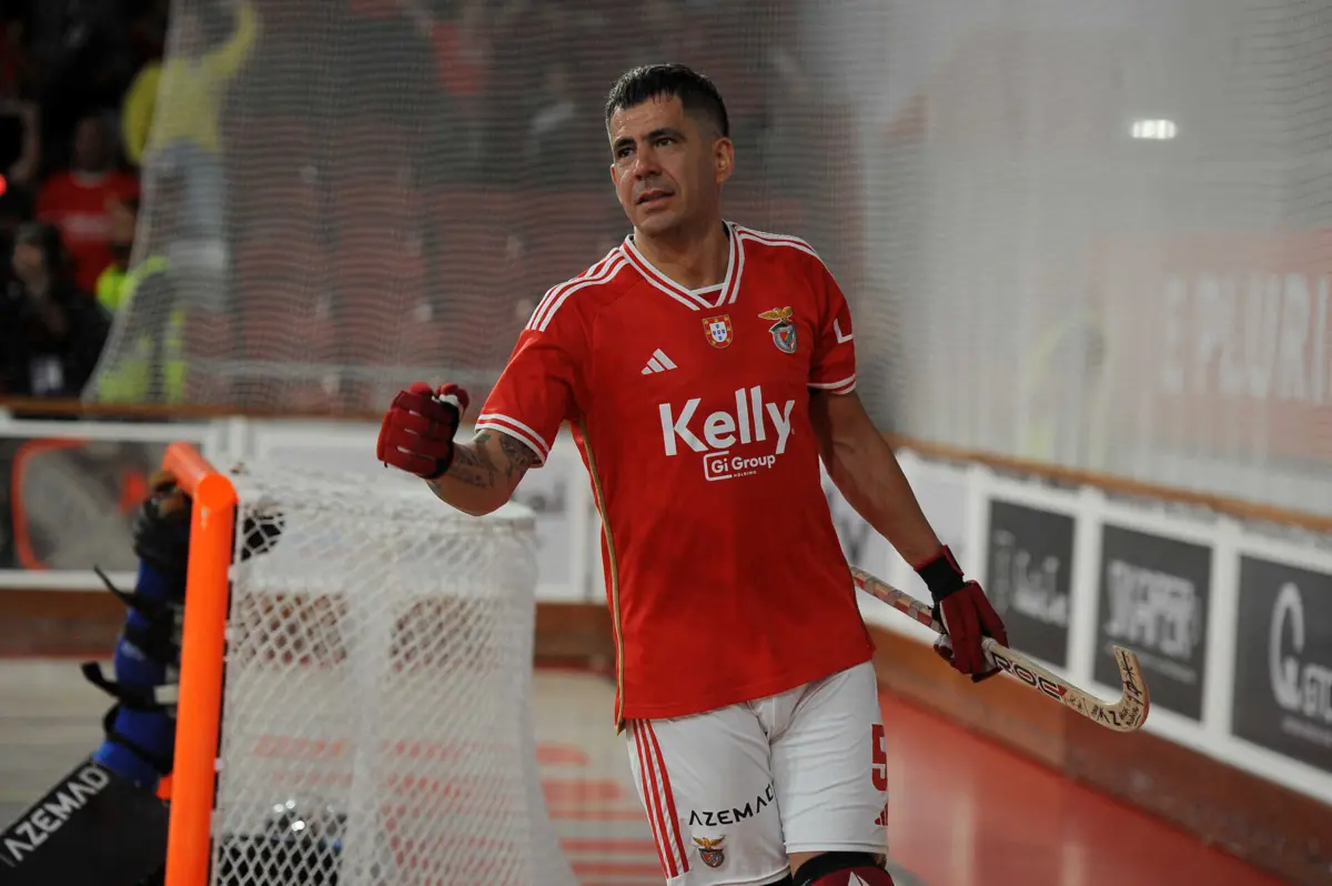 Nicolía (créditos: em Patins da época de 2023/24. Carlos Nicolia (