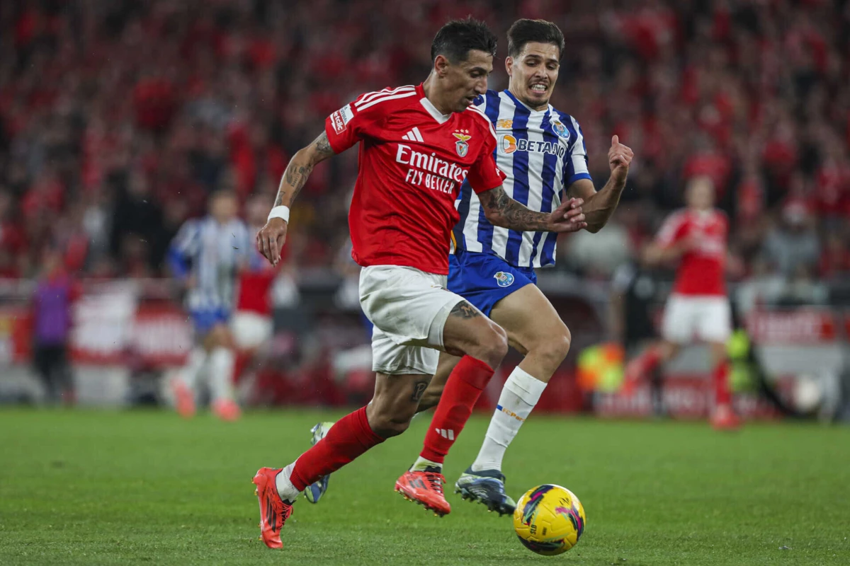 Ángel Di María e Francisco Moura (Créditos: Pedro Rocha)
