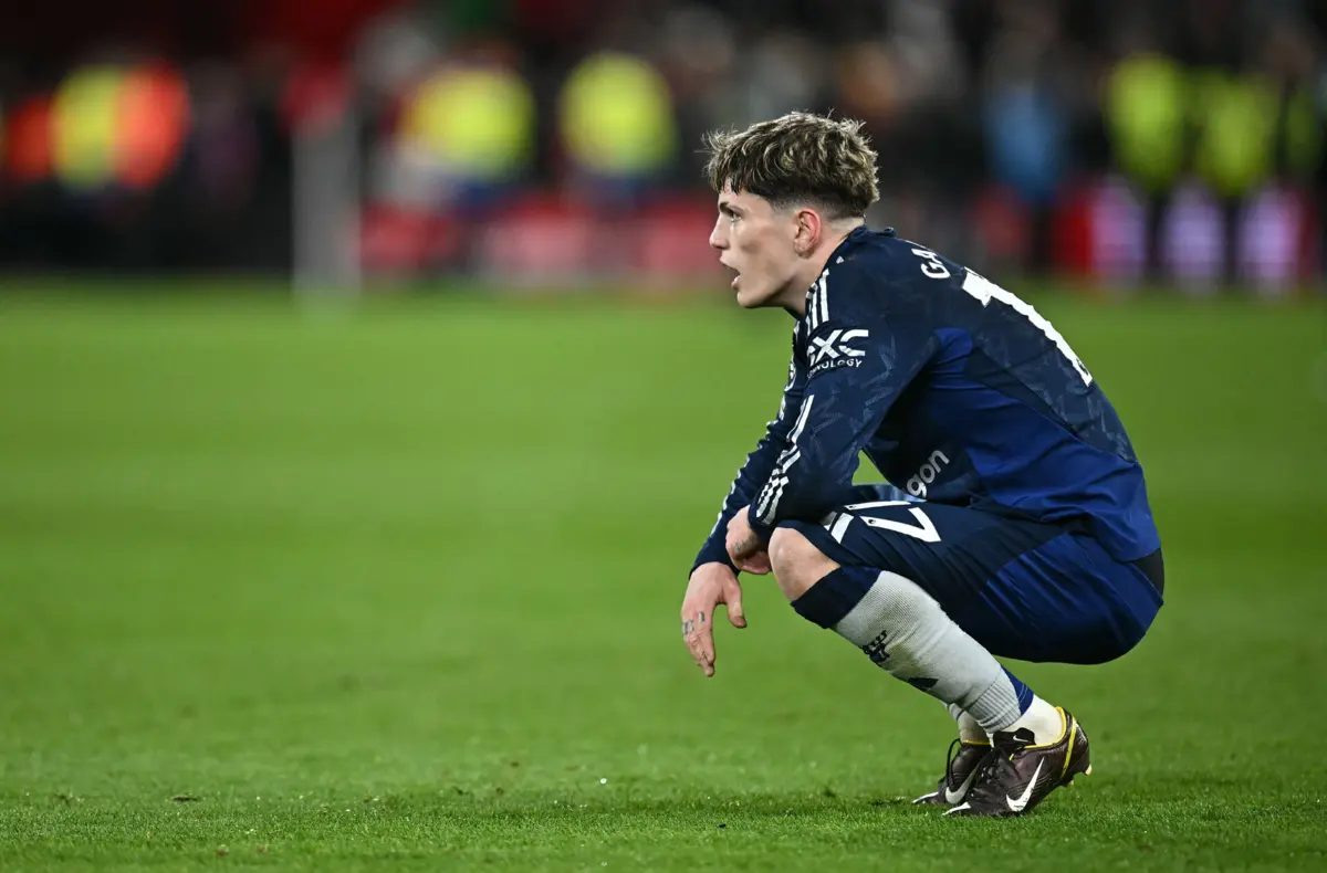 Garnacho (Créditos: AFP)