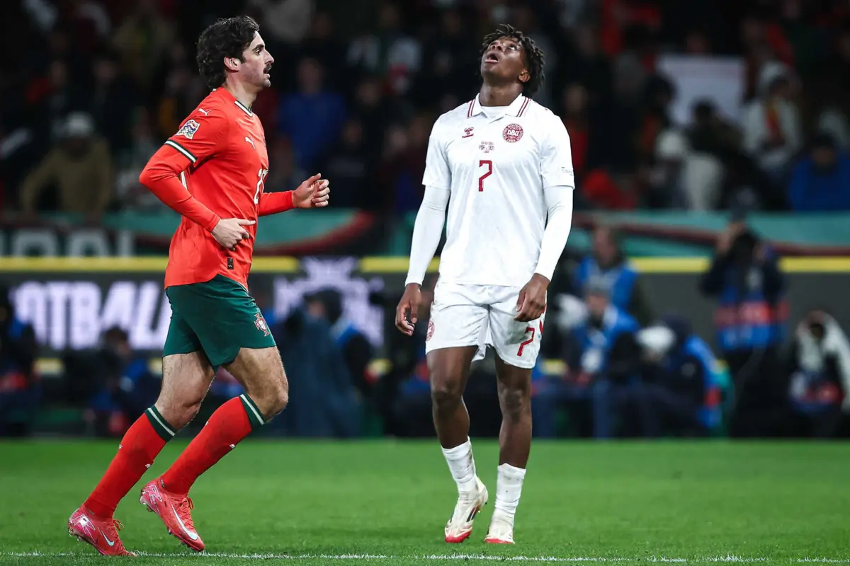 Imagem de contexto do artigo Trincão entra e estreia-se a marcar pela Seleção com um golaço. Veja o lance