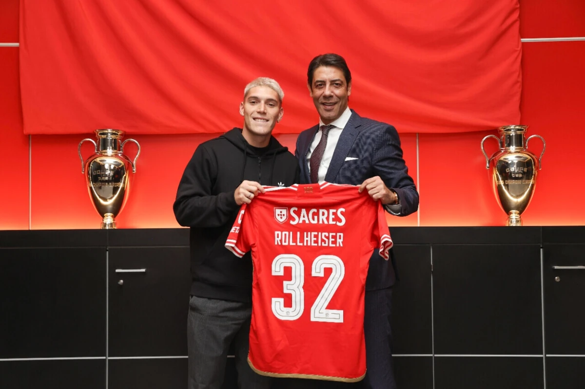 Rollheiser com Rui Costa (Créditos: Sport Lisboa e Benfica)