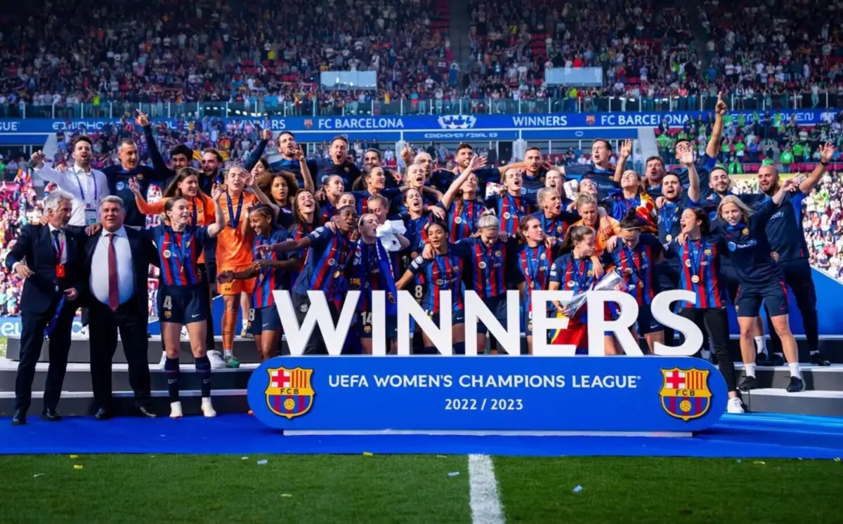 O Barcelona é o atual detentor da UEFA Women's Champions League