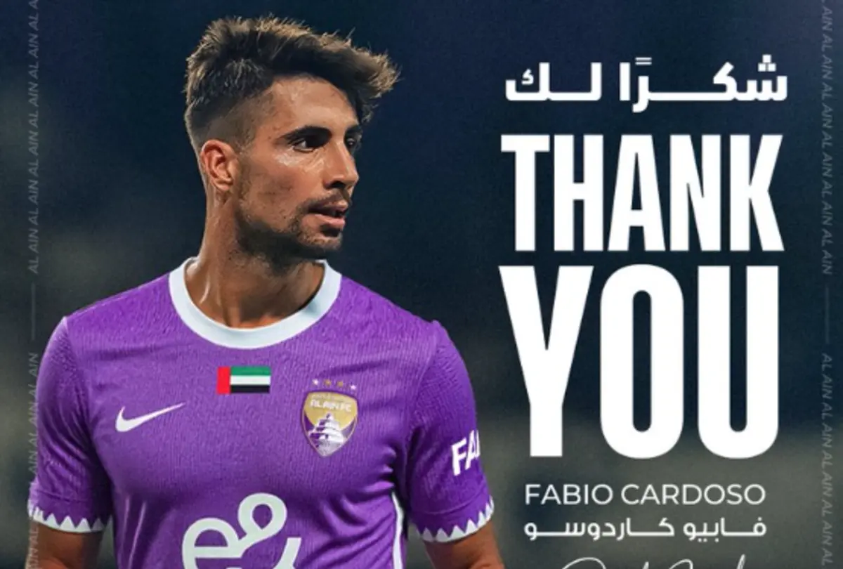 Imagem de contexto do artigo A despedida do Al Ain de Fábio Cardoso na hora da devolução ao FC Porto