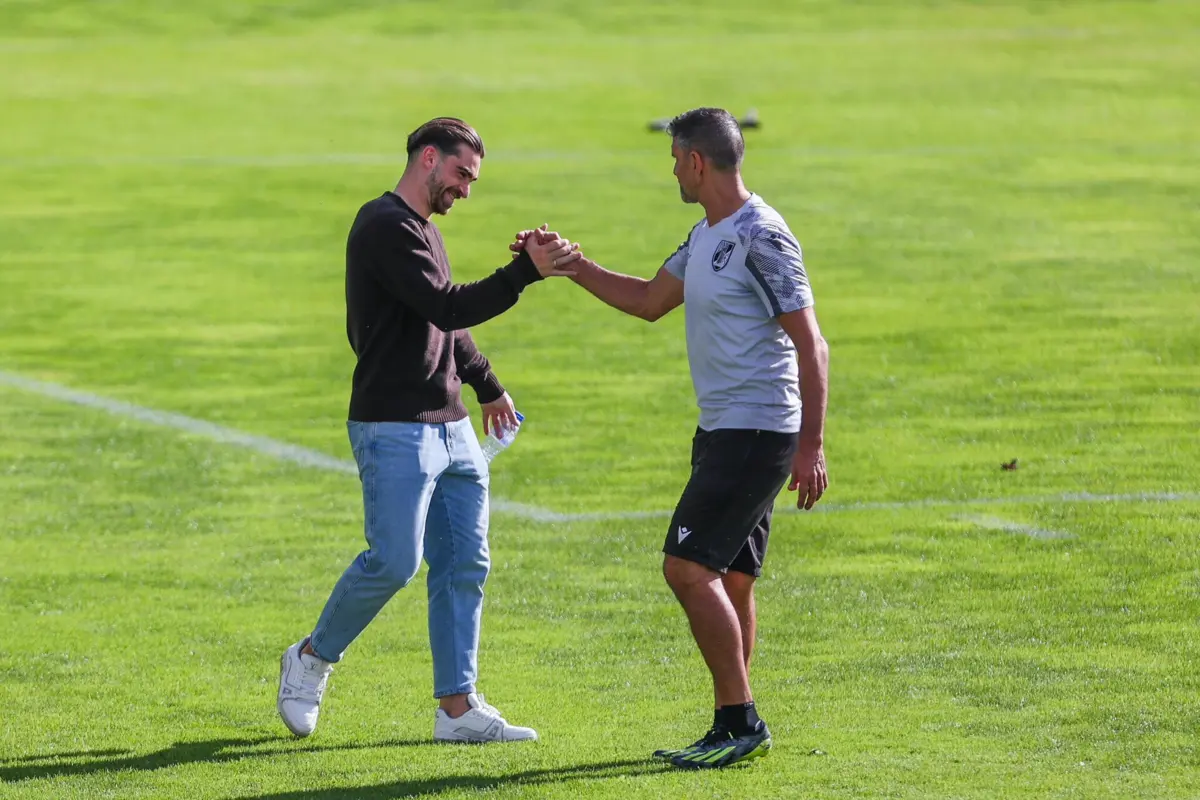 Jota Silva de regresso a Guimarães (créditos: Vitória SC)