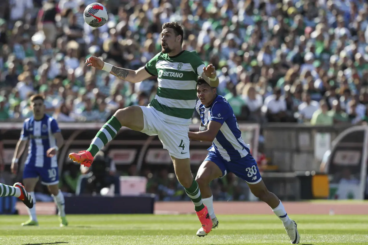 Coates na final da Taça de Portugal (Créditos: Pedro Rocha/Global Imagens)
