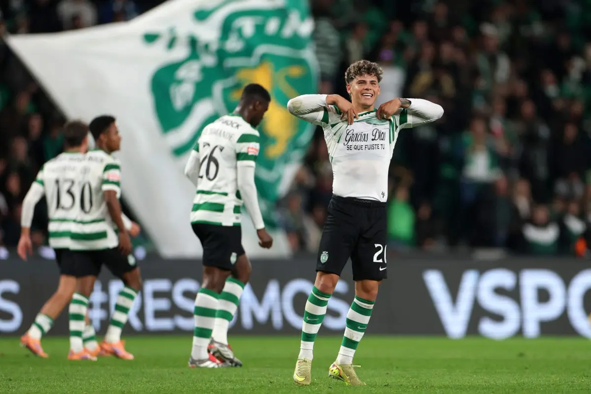 Maxi Araújo marcou um dos golos do Sporting