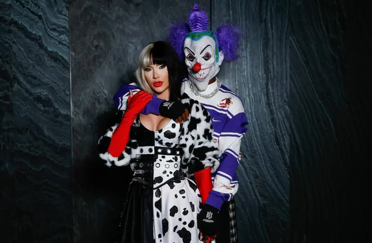 Vinícius Jr. (à direita) e a namorada Virgínia Fonseca